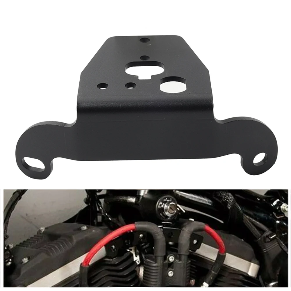 1Pc Motorbike Aluminium Side Coil Key Relocation Mount Kit For Harley Sportster XL 883 1200 48 72 2007-2023