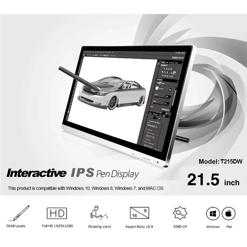 

New Model Graphic Drawing Tablet Pen With 8192 Levels Pressure Sensitivity USB Interface