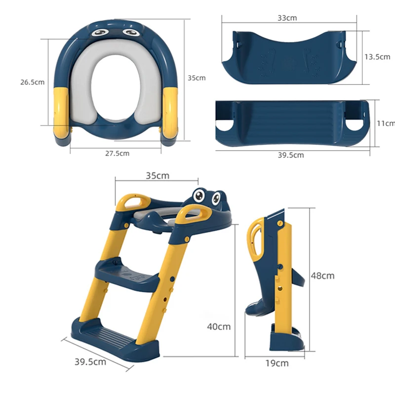 Orinal de bebé con escalera, orinal de entrenamiento para niños, niñas y niños pequeños