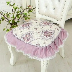 Europe Home Dinning Chair Cushion Anti-slip Three Styles Seat Pad With Bandage Office Cushion Four Seasons Soft Sit Mat 45*43cm