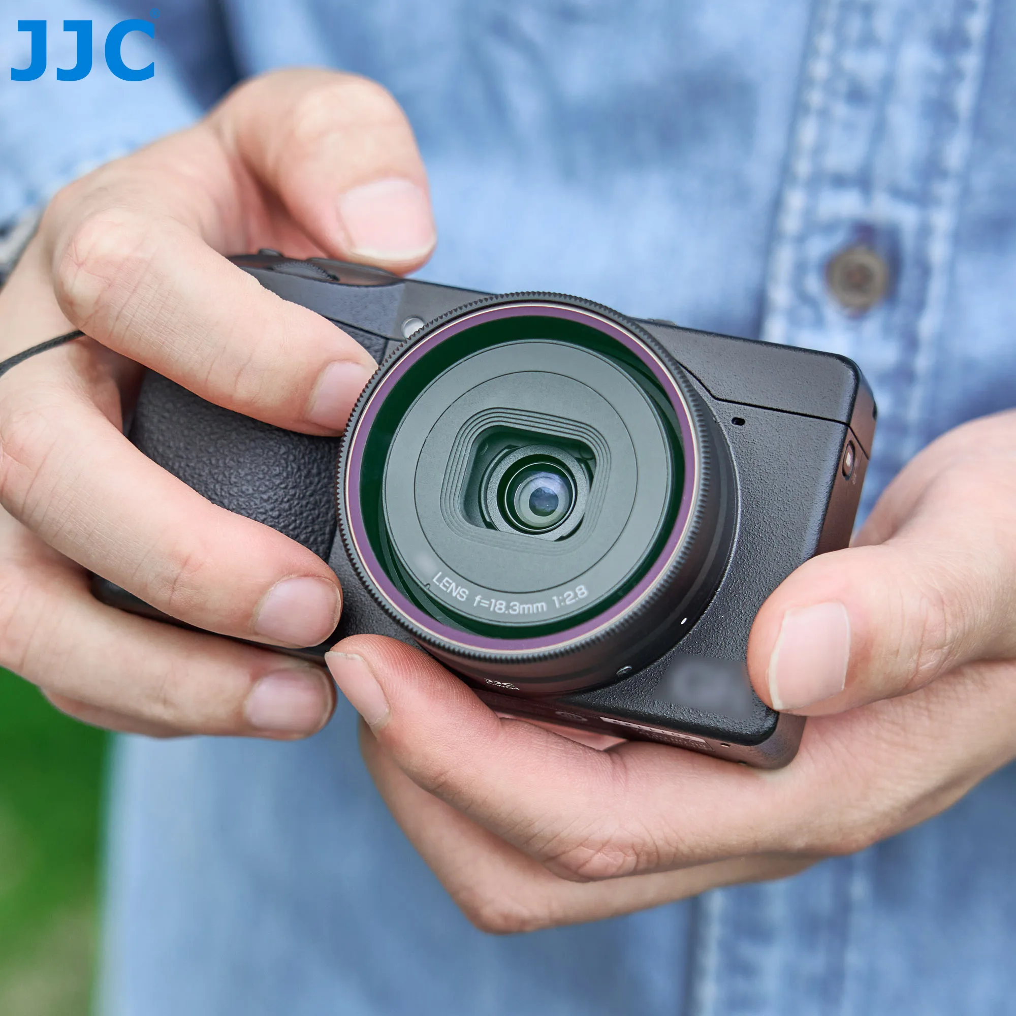 JJC UV-Objektivfilter für Ricoh GRIV GR4 GR IV HDF Monochrom Mehrfach Beschichteter HD L39 UV-Objektivfilter Antireflexions-Kamerazubehör – Detail 12