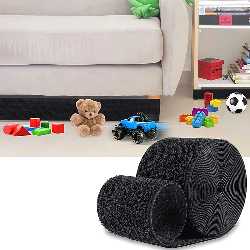 New 3/6/10M Sofa Toy Blocker Dustproof Adhesive Strap Under Couch Blocker Adjustable Sofa Edge Baffle Fixed Strap Interceptor