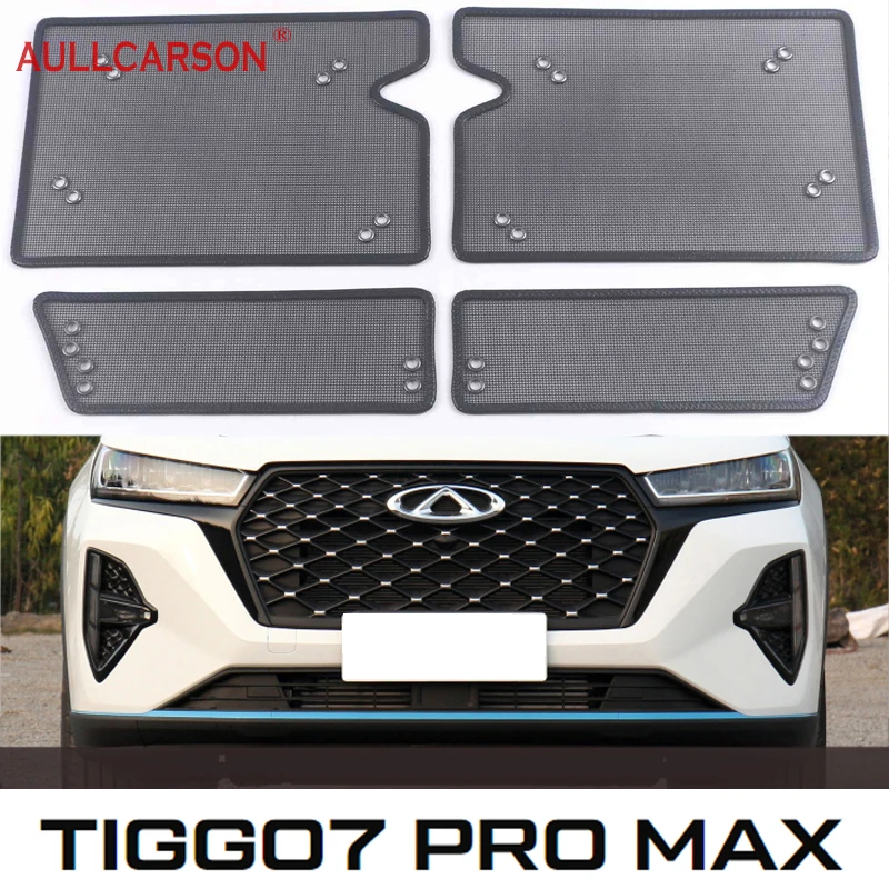 Dla Chery TIGGO 7 PRO MAX 2023 2024 siatka do przesiewania owadów w samochodzie przedni grill wstawić siatkowy zbiornik na wodę ochrona silnika