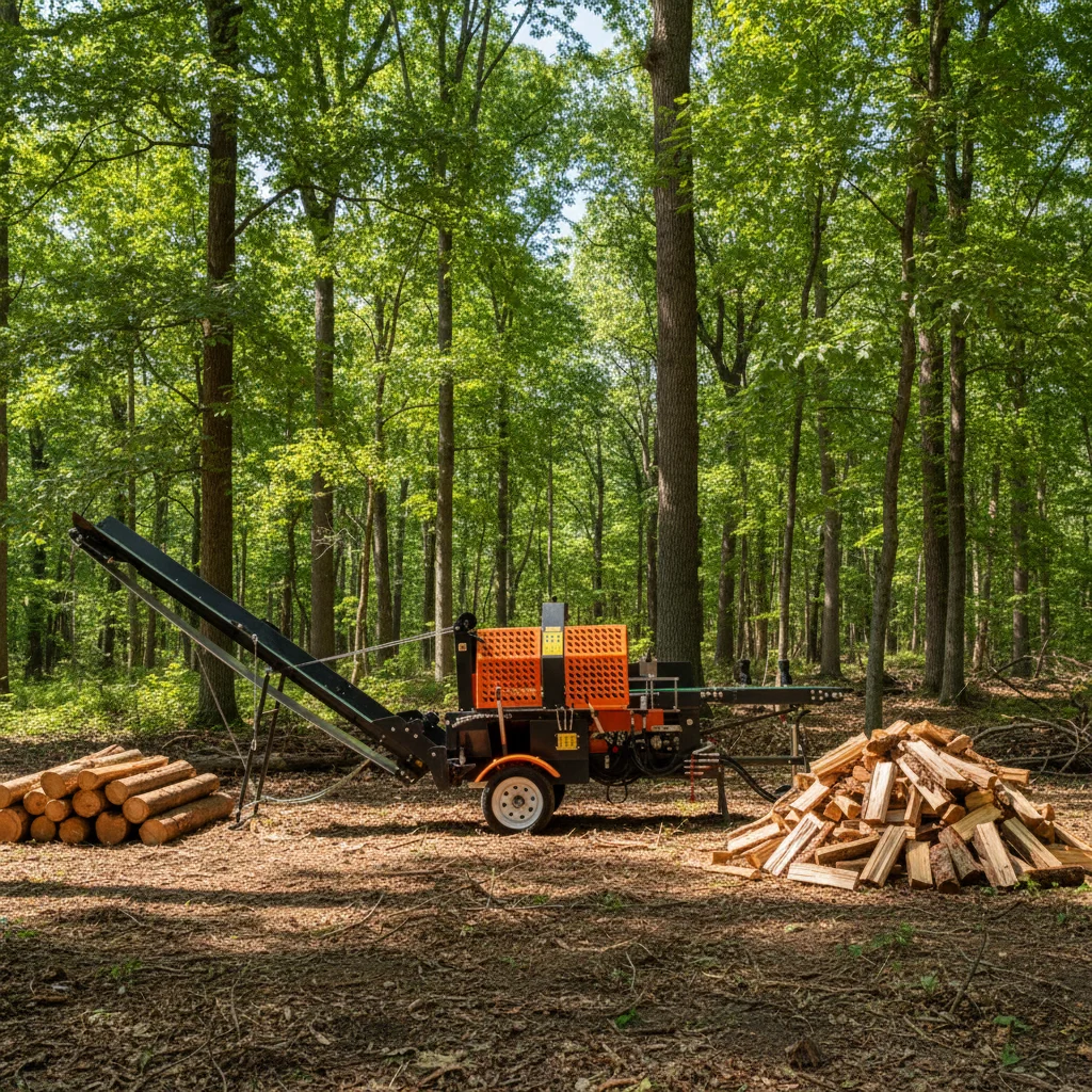 Outdoor Power Products - Gas Powered Log Splitter Independent Engine