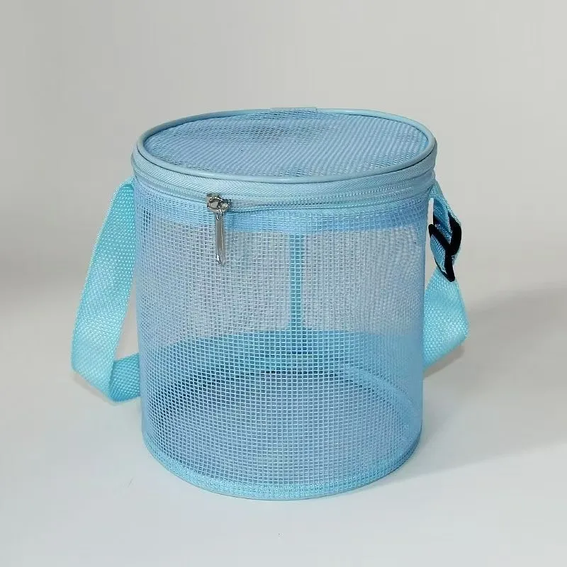 Summer Children's Beach Crossbody Bag European American Casual Fashion Mesh Three-dimensional Kids Toy&Shell Storage Bags