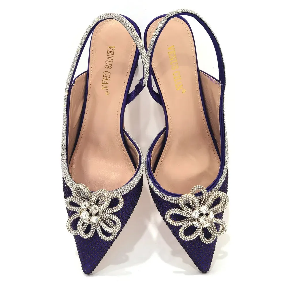 Neue spitze Damenschuhe und Sandalen, luxuriöse Designer-Sandalen mit hohen Absätzen für Hochzeiten, nigerianische Damenschuhe für Partys – Detail 24