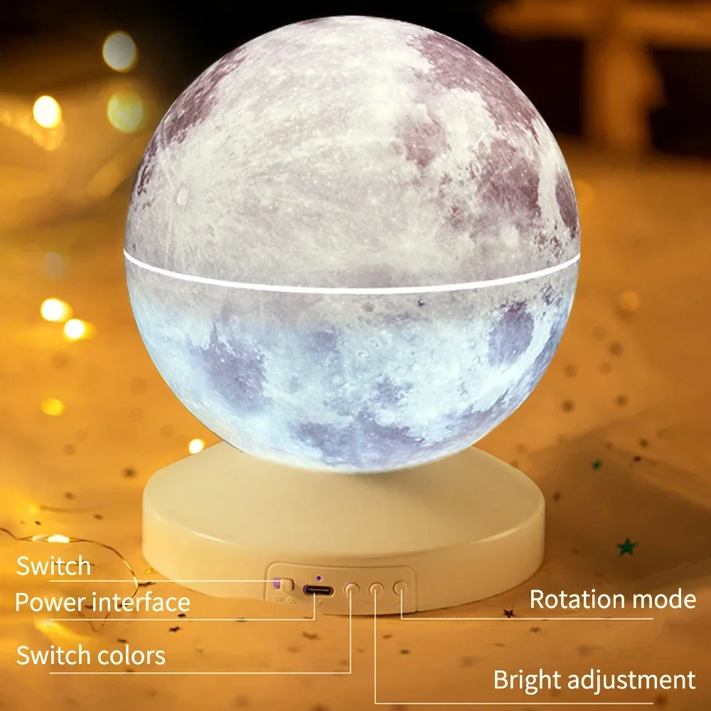 Intelligent AR Lunar Observatory Starry Sky Light LED Starry Sky Projection Light Children's Projection Sleep Light Nightlight