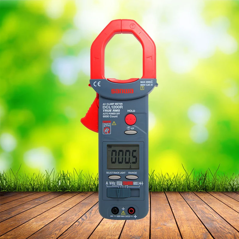 Japan Sanwa DCL1200R AC 1200A True RMS Digital Clamp Meter; Jaw Diameter 42mm