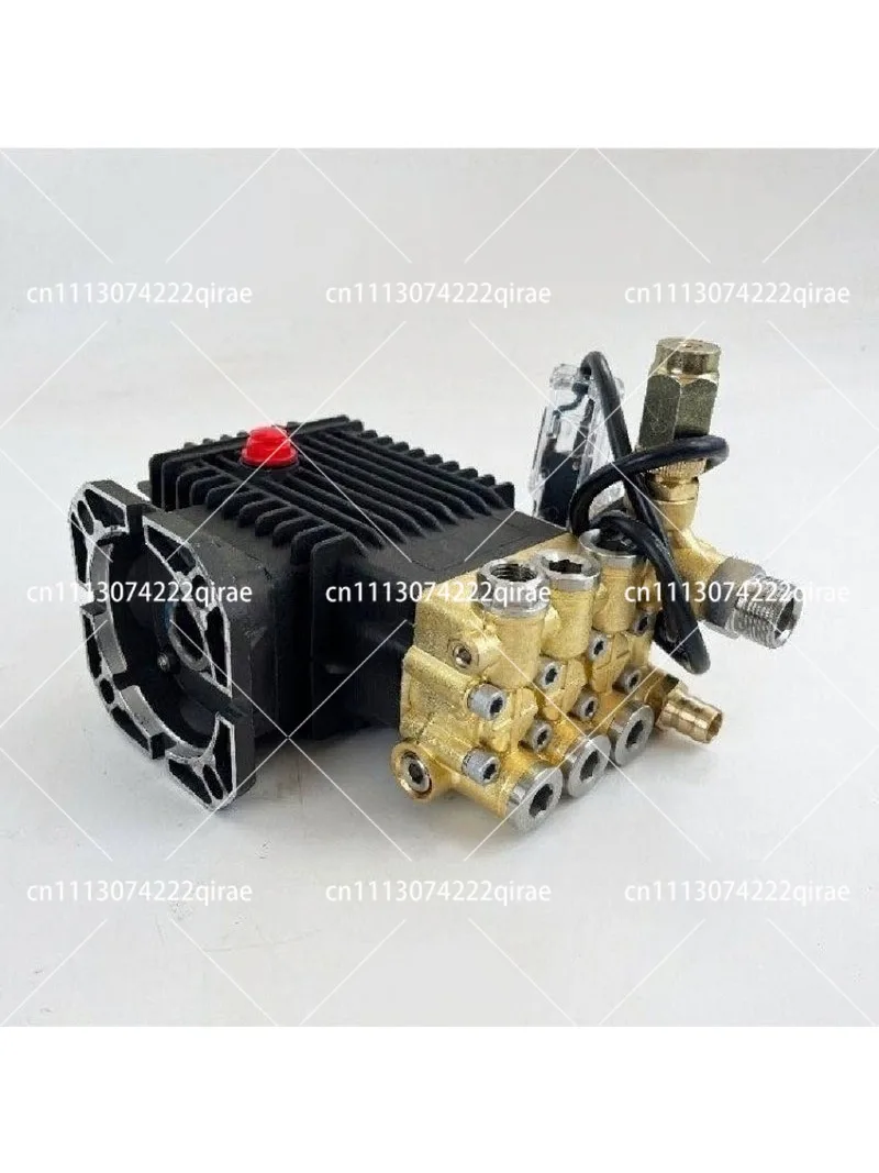 1408 Pure Copper Pump Assembly 220V Commercial Ultra-high Pressure Cleaner Automatic Start Stop Plunger Car Wash Pump Head