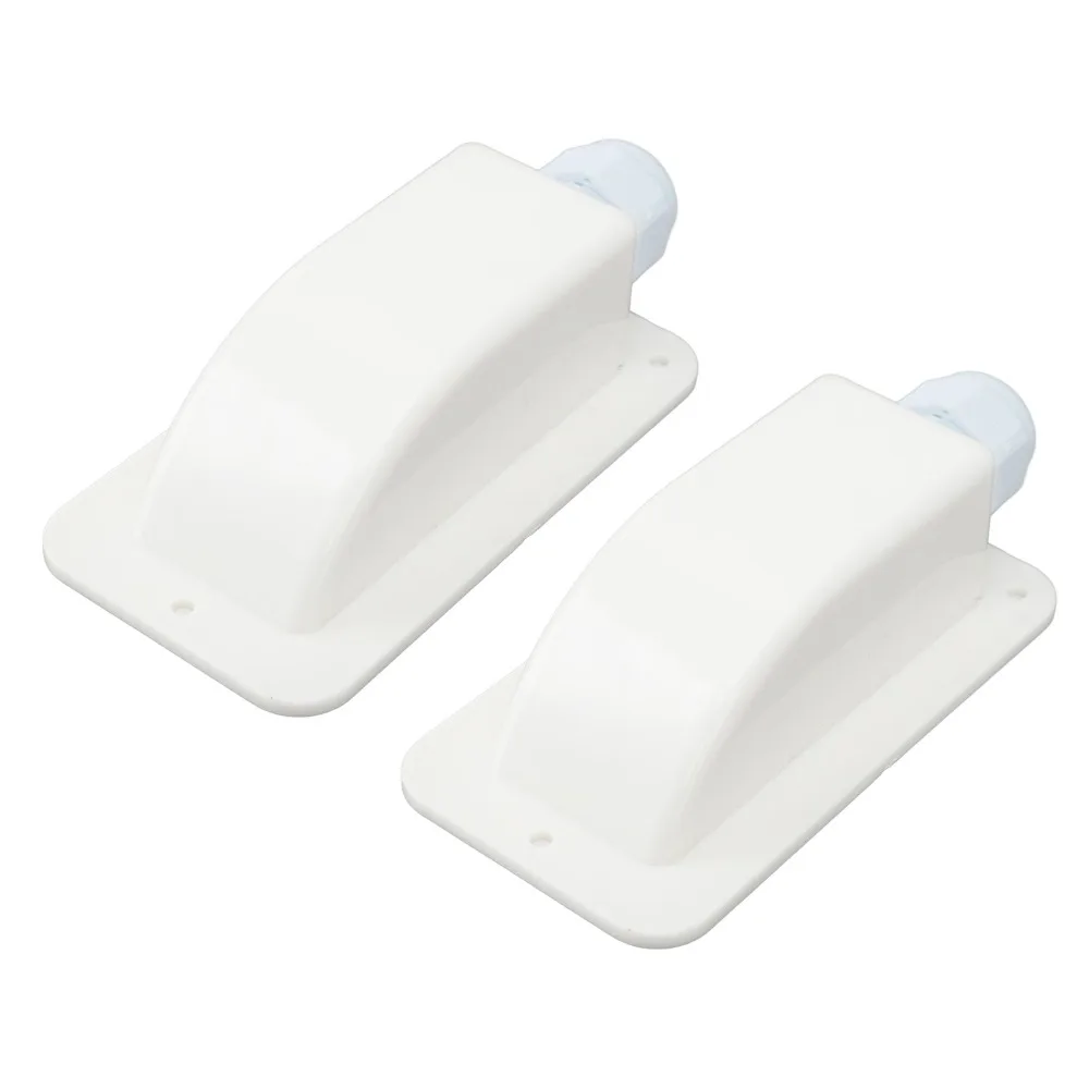2Set 6mm² to 12mm² Cable Solar Cable Entry Gland White Waterproof Design Solar Cable Entry Gland Housing Single Cable Entry