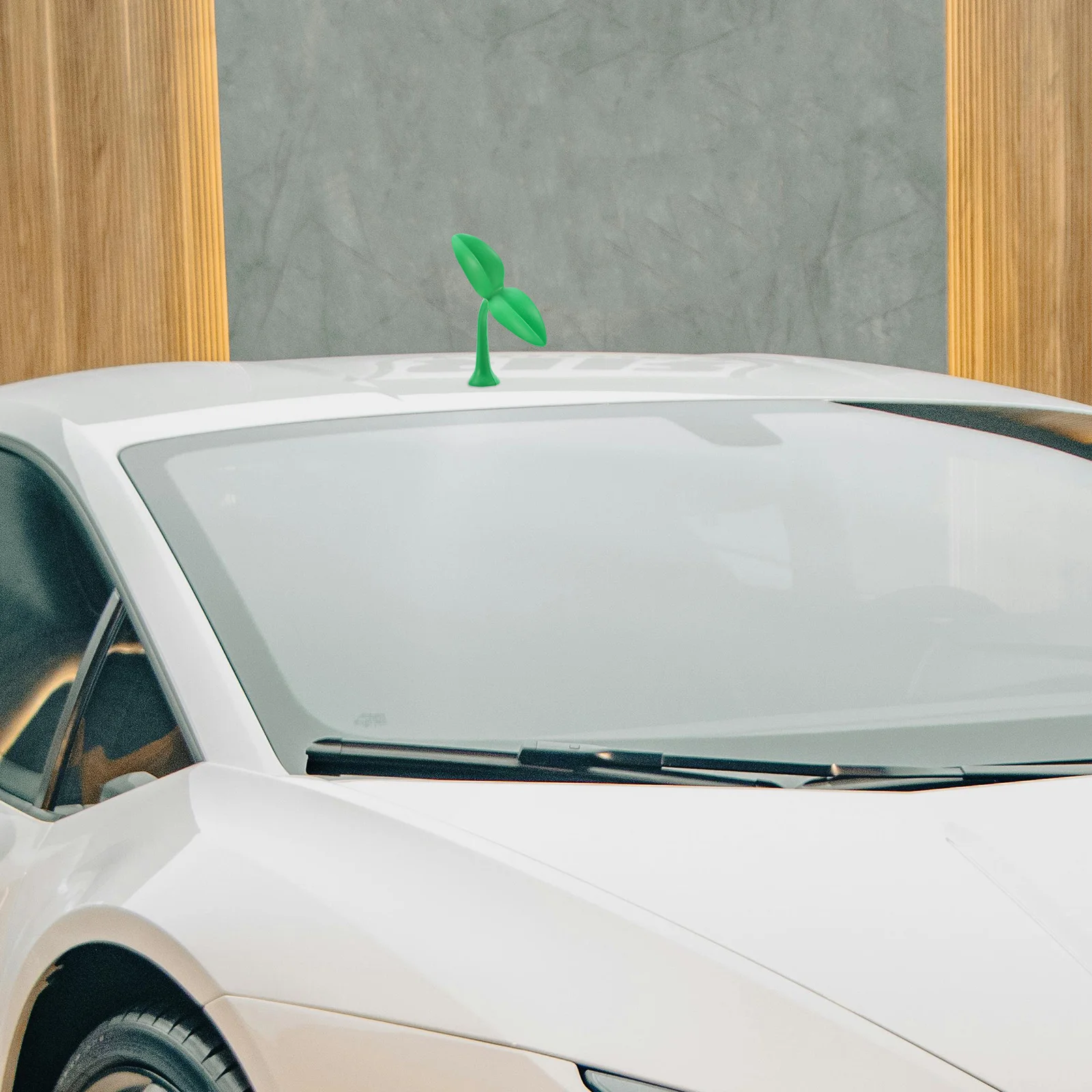 

3Pcs Bean Sprout Car Roof Decoration Cute Green Grass Car Decal Stickers for Cars Exterior Accessories Stylish Hood Ornament