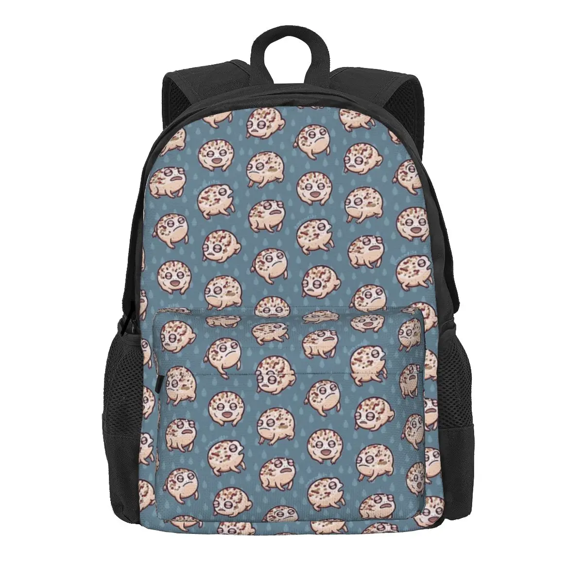 Desert Rain Frog Backpacks Boys Girls Bookbag Students School Bags Cartoon Kids Rucksack Travel Rucksack Shoulder Bag