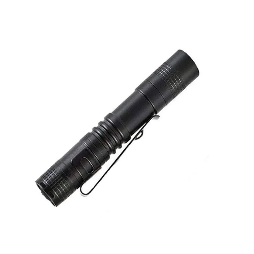 With Clip Mini Pen Lamp Portable Flashlight Portable Mini Light Penlight Clip Work Light Black Super Bright Mini LED Flashlight