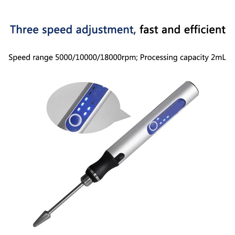 Handheld Tissue Grinder Laboratory Details Tissue Cell Smashing Small Portable Grinder