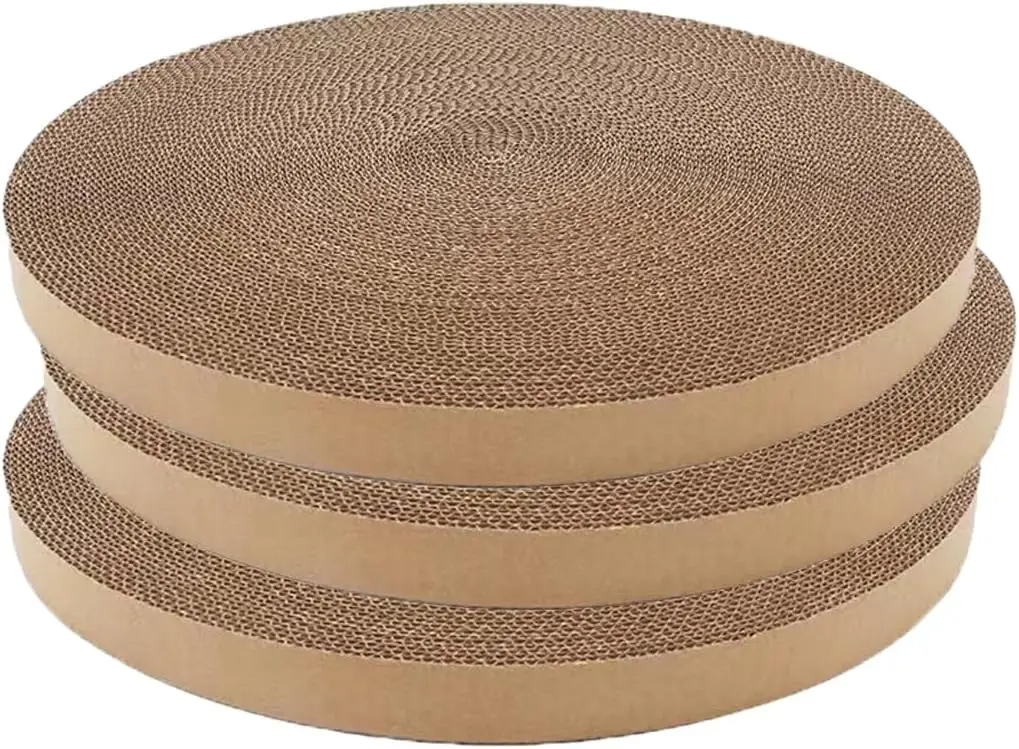 

Набор из 3-х когтеточек для кошек из переработанного картона, двусторонняя конструкция для снятия стресса и защиты мебели