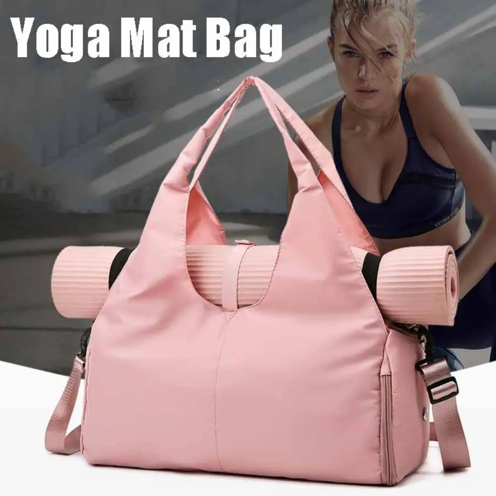 

Fashionable Underarm Bag Yoga Mat Bag Korean Style Luggage Bag Sports Shoulder Bag Tote Bag Nylon Gym Fitness Bag Swimming