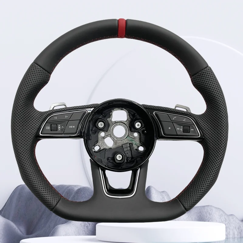 For Audi A1 A3 A4 A5 A6 A7 A8 S8 Q3 Q5 Q7 TT  R8 Steering Wheel Flat Bottom Steering Wheel Campaign Assembly