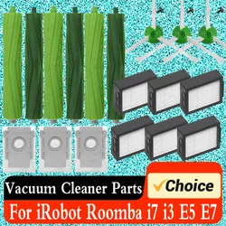 Robot Substituição Kit para Irobot i7 J7 i3 E5 E6 S9 Série I, Acessórios Roomba, Escovas De Rolo, Filtro Hepa, Saco De Pó, Eletrodoméstico