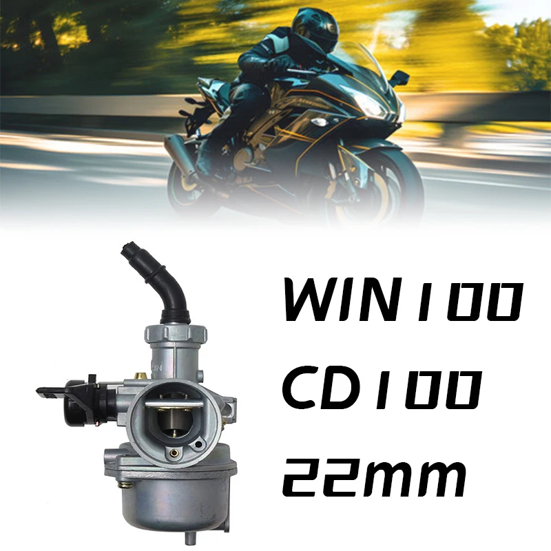 Carburador PZ22 de 22mm para Honda Win 100 Win100 Eco 100 Hero CD 100 Deluxe 100cc 110cc 125cc ATV Monkey Scooter