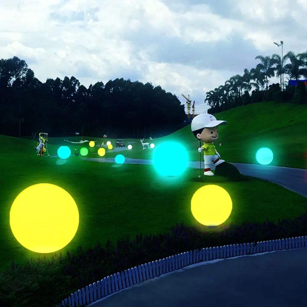 

1Pcs Garden LED Lamp Ball Solar USB Rechargeable Waterproof IP68 Decorative Outdoor Lighting for Yard Park Courtyard Landscape