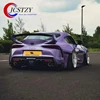Toyota Supra A90 2019 2020 2021 탄소 섬유 소재 광택 카본 립 스포일러 윙 용 뒷 트렁크 스포일러 3