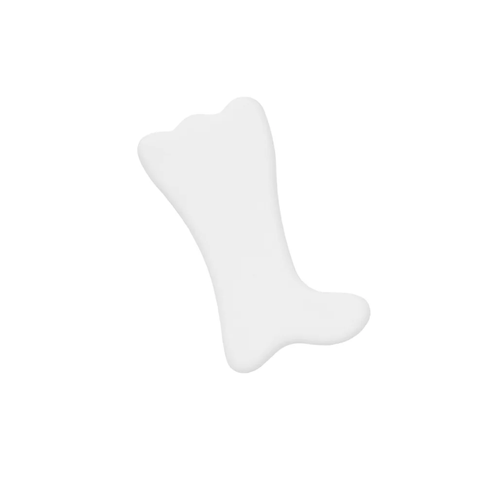 جهاز تدليك الوجه من السيراميك، لوح كشط أبيض ناعم ورقيق لاسترخاء عضلات الوجه، أدوات تدليك الانتفاخ #2