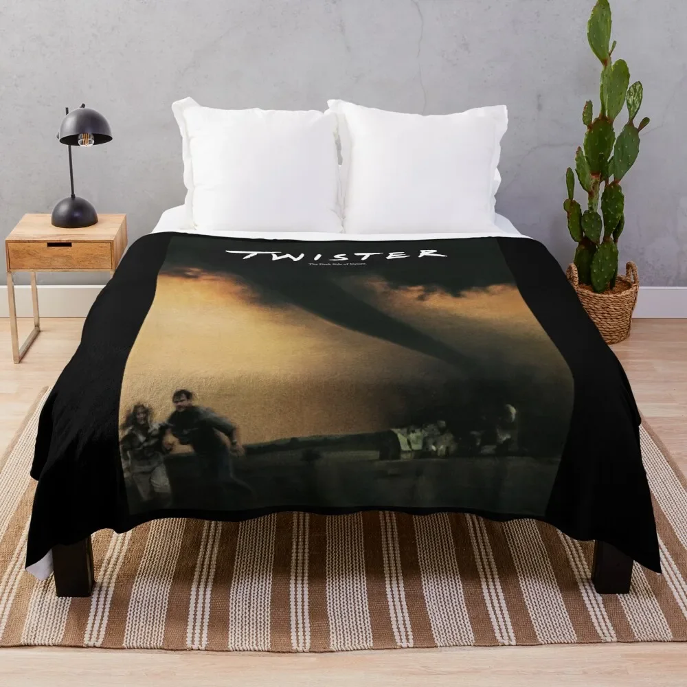 

Mans Twister 1996 Movie Fashion Leisure Round Neck Throw Blanket Multi-Purpose Sofas Decorative Throw Hairy Blankets