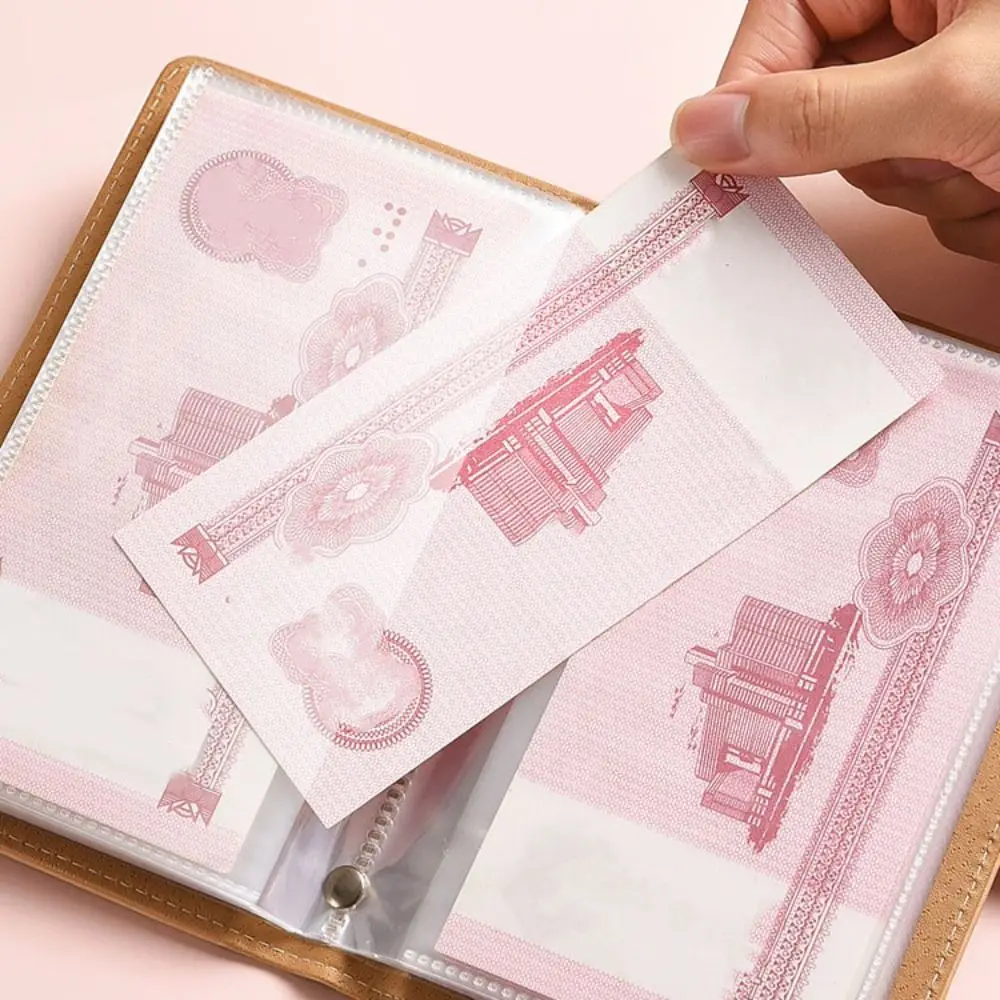 50Sheets Saving Money Binder Portable Refillable Budget Binder with Lock Wallet Storage Savings Handbook Planner Organizer