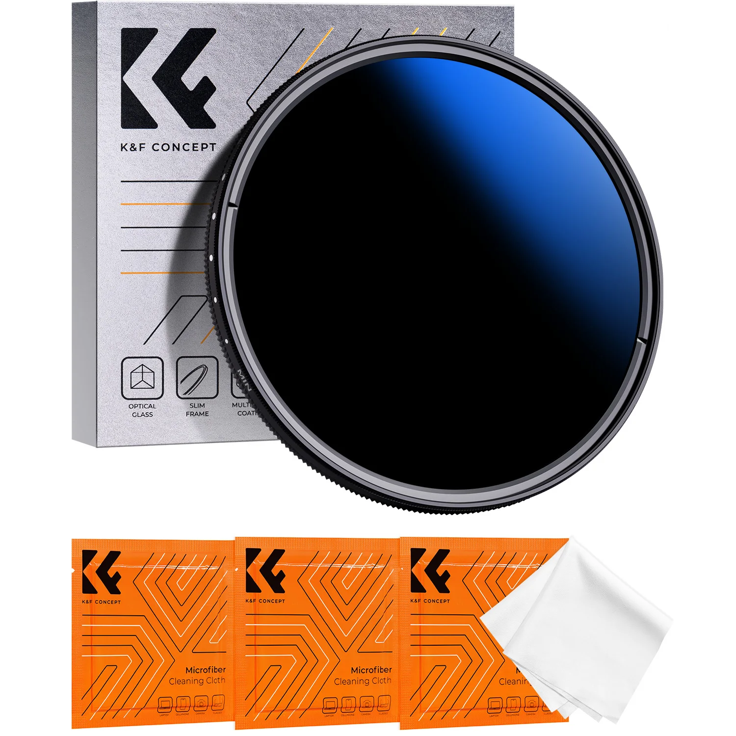 K&F Concept 67mm Nano K Serie Variable ND2-2000 (1-11 Stops) Camera Len Filter-18 Multi-Coated Adjustable Neutral Density Filter