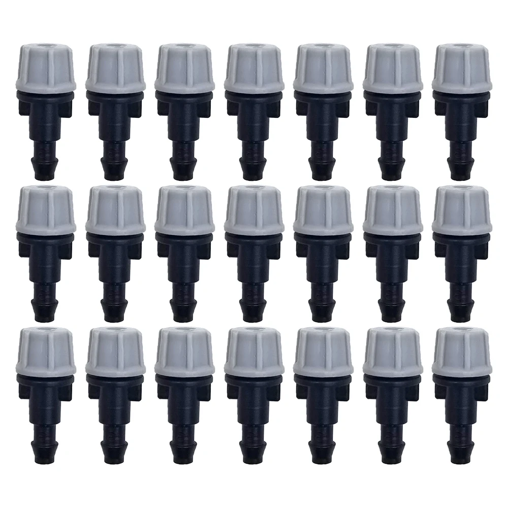 OAISI 20PCS Plasic Watering Irrigation Garden Misting Sprinkler Heads Nozzle w/ Tee joints for Misting Watering Irrigation