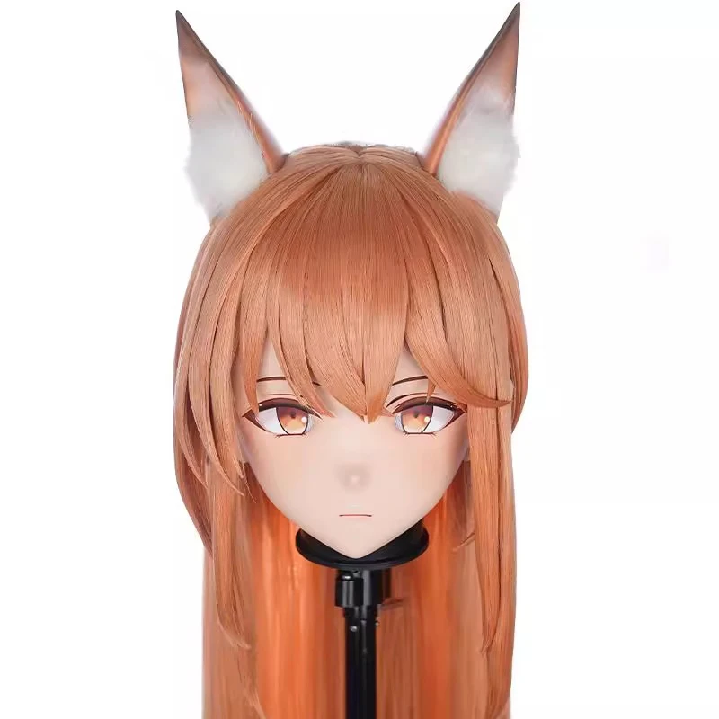 

Full headband lockHandmade Customize Doll Cartoon Character Kig Cosplay Kigurumi Mask Resin Japanese Anime Kigurumi Masks