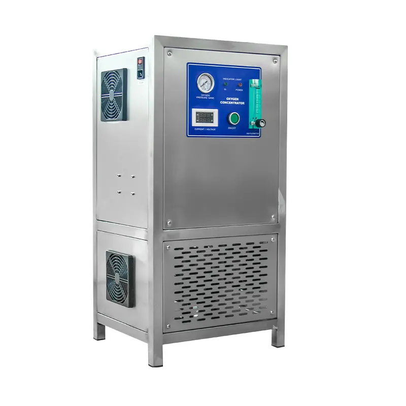 

QihangRAS Custom Large Stainless Steel Oxygen Generator 60L 0.2 Mpa Recirculating Aquaculture Water Cooling 3-40 LPM Fish