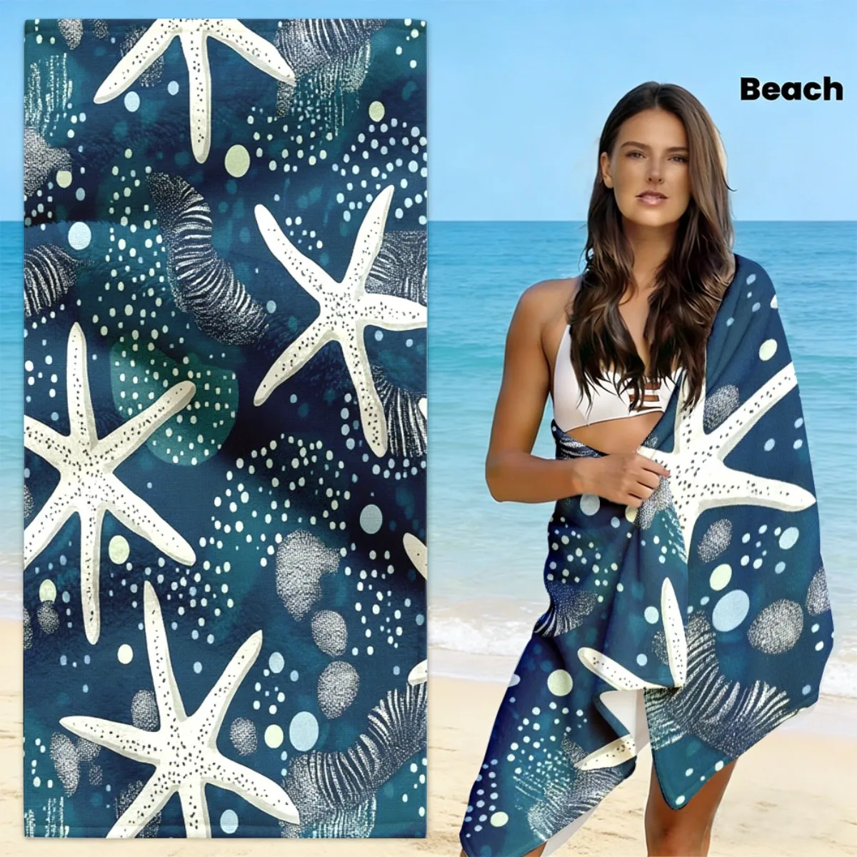 Vibrant Tropical Palm Sunset Colorful Sky Super Absorbent Microfiber Beach Towel Hawaii Vacation Pool Bath Blanket