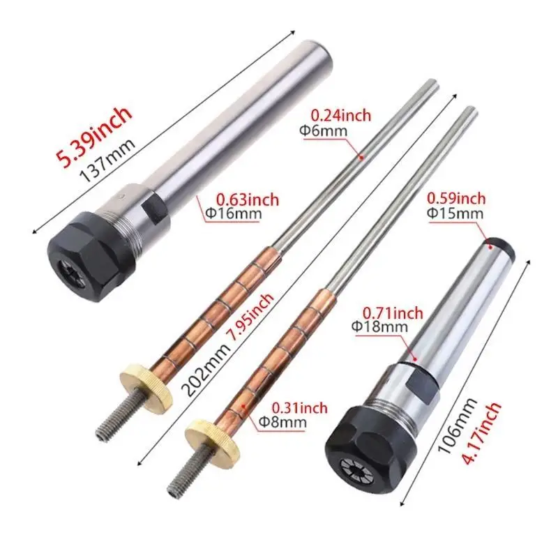 652F مخرطة القلم مغزل Collet Mantrel Pen Woodworking Machinery Pressions #6