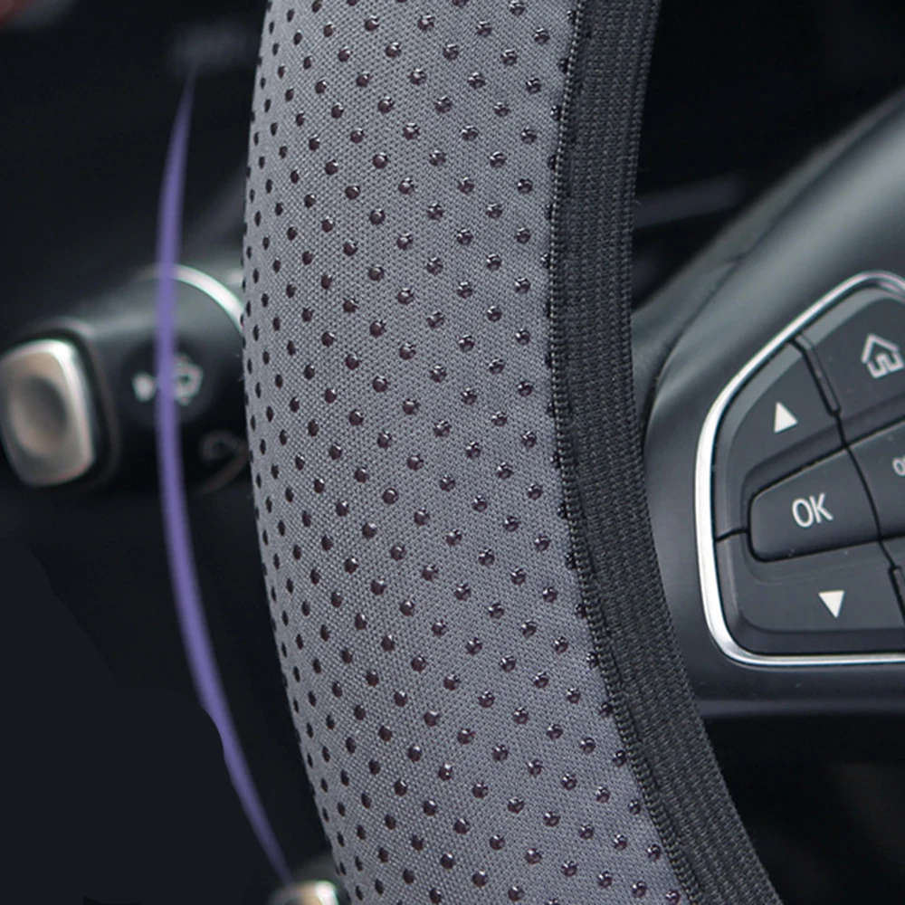 Useful Car Steering Wheel Cover 38cm Anti-Slip Massage Particles Parts Protector Replacement Accessories Decor