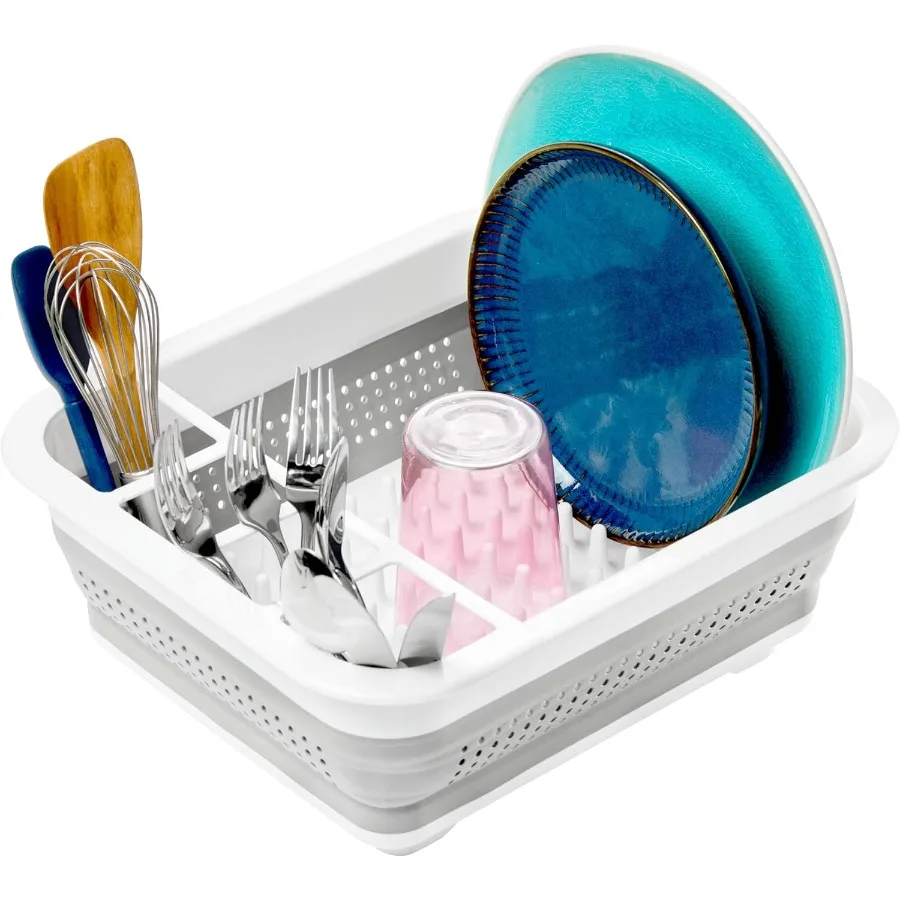

Collapsible Drying Dish Rack SINKWARE Collection Easy Storage BPAFree