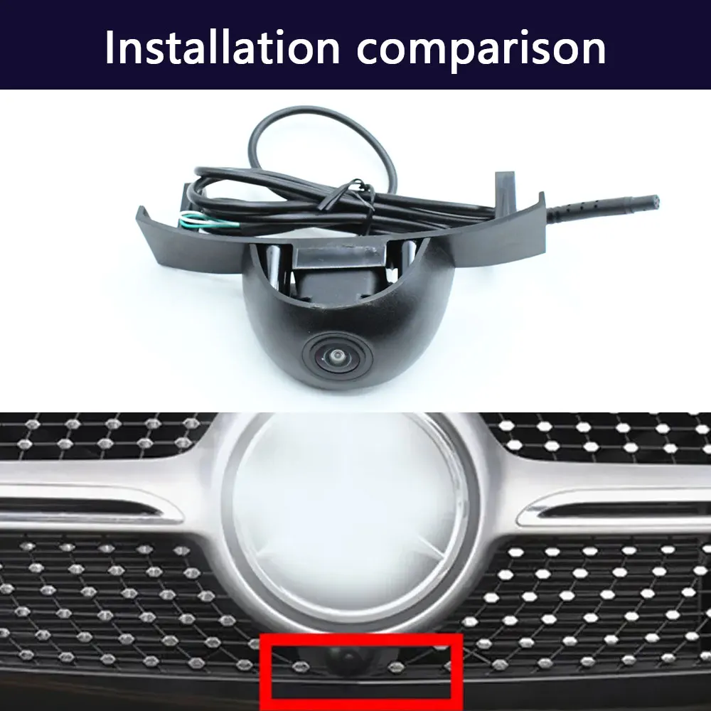 For Mercedes Benz GLE W167 V167 GLE350 GLE450 2019 2020 2021 Front Logo View Camera 170° Fisheye AHD 1080P Vehicle Car Camera