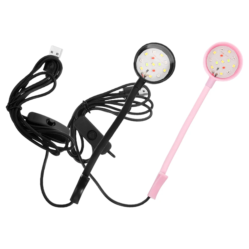 

2pcs Fish Tank Lights Aquarium LED Clip Daily Use Lamp Compact Wear Resistant Safe Lightweight Household Marine Lighting Pet