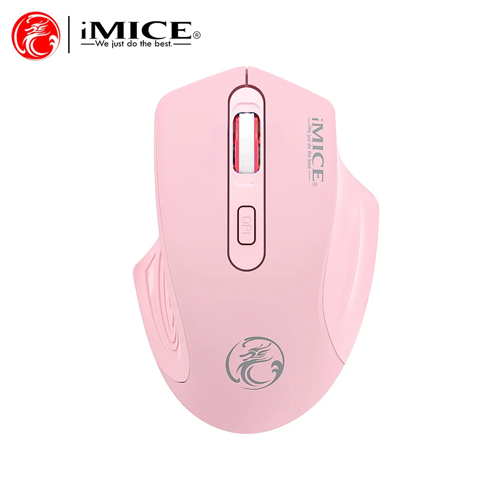 2.4GHz Wireless Quiet Click Mouse,1600DPI Adjustable With RGB Backlight Rechargeable Ergonomic Design Mouse For Office Laptop