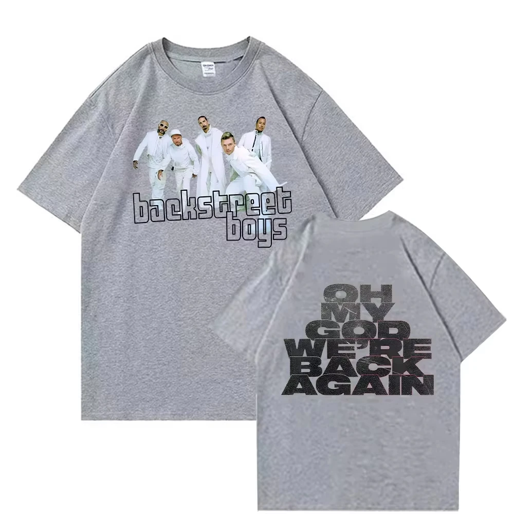 Hipster-Tops, beliebte Musik-Vintage-T-Shirts, Backstreet Boys Millennium Tour T-Shirts, modische, lässige T-Shirts mit Aufdruck, Streetwear, Geschenk, Unisex – Detail 4
