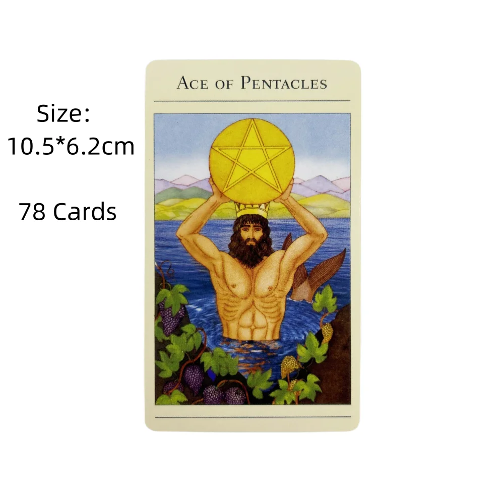 بطاقات التارو الأسطورية A 78 سطح السفينة أوراكل الإنجليزية رؤى العرافة الطبعة بوراد لعب الألعاب