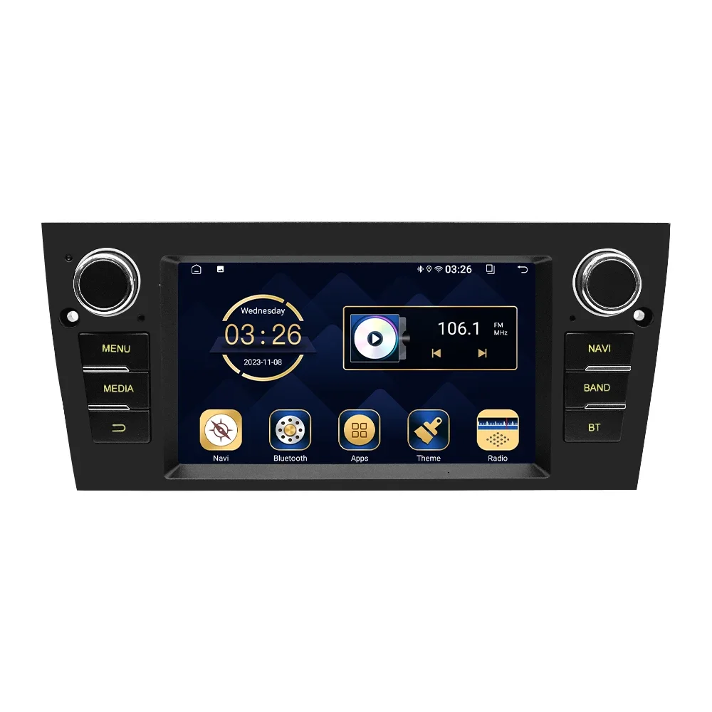 

7-inch Android 13 for BMW E90 E91 E92 E93 2006-2012 Multimedia Stereo Car DVD Video Player GPS Navigation CarPlay Auto