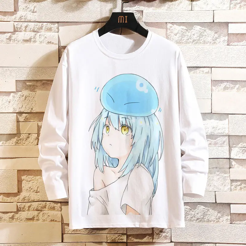 

Anime Game That Time I Got Reincarnated As A Slime Merchandise Long Sleeve T-Shirt Two-Dimensional Clothing For Men And Women A