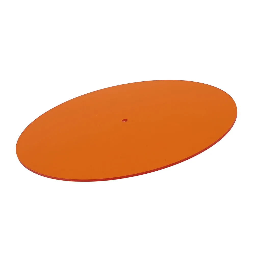300*3mm Acrylic Turntable Mat Reduce Noise Anti Static Record Player Mat Improved Sound Quality for LP Records 12in
