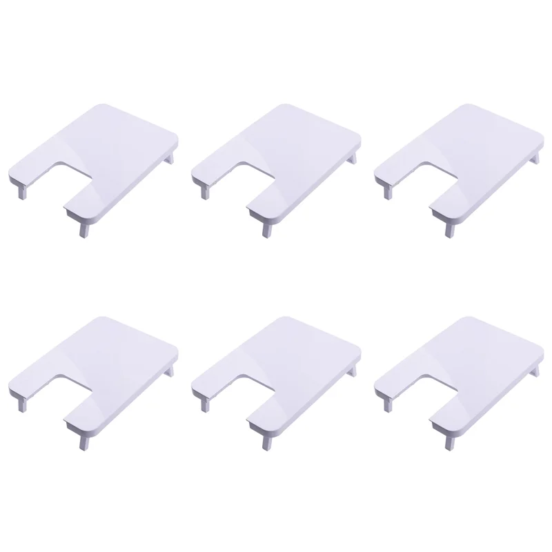 

6X Sewing Machine Folding Legs Hard ABS Extension Table Board For Fanghua 505A Sewing Machine Parts-A68E