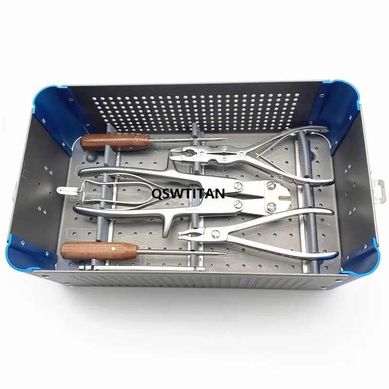 Mini Fragment Instrument Kit Small Animal Fracture Installation Set Upper Limb Veterinary Orthopedic Instruments