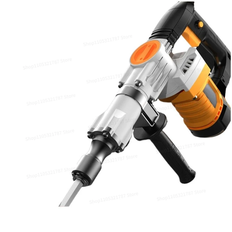 For 110V/220V Electric Pickaxe Heavy Duty Wall Demolition Electric Hammer Insert Wall and Groove Concrete