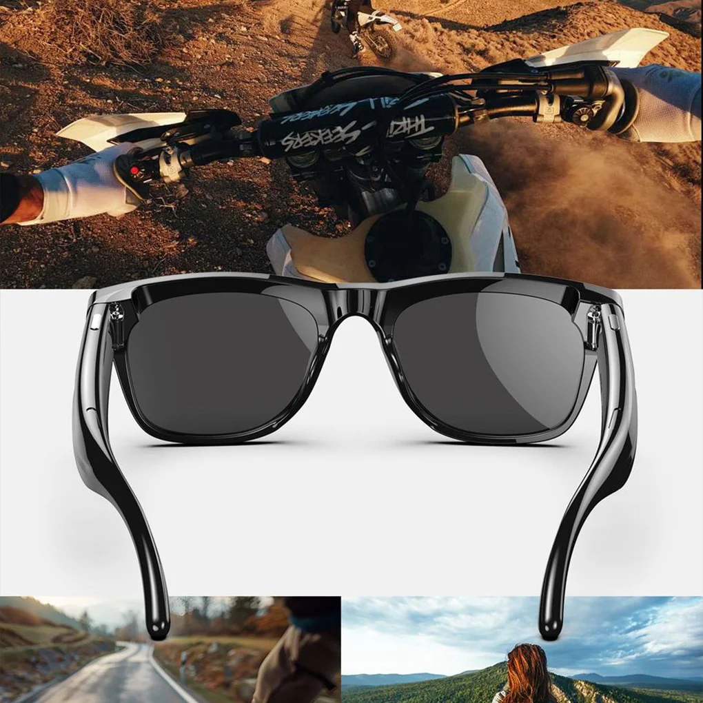 Video Recording Made Easy With AI Smart Glasses 1920x1080 Pixels Video Capture Touch Control