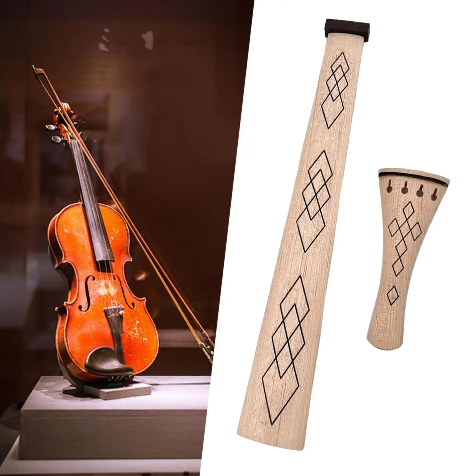 

Violin Fingerboard Practice Orchestral Strings Accessories, Performance, Multifunctional Wood