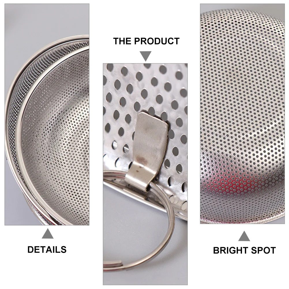 

Stainless Steel Rice Washing Basin Fine Mesh Drainage Kitchen Basket For Fruit Vegetable Cleaning Heavy Duty Leak